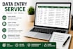 do data entry and data typing