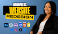 redesign or refresh your wordpress business website