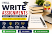 write professional assignments and essays