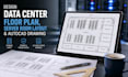 design data center floor plan, server room layout and autocad drawing