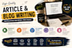 write engaging articles and blog posts