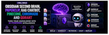 build obsidian second brain paperclip rag chatbot pinecone chromadb qdrant