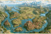 draw fantasy map illustration