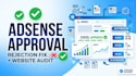 get google adsense approval, fix rejection issues and website errors