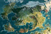 make fantasy map illustration for map