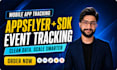 integrate appsflyer meta tiktok firebase and revenuecat sdk tracking