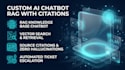 create a custom ai chatbot rag with knowledge base citations