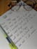 handwrite notes and letters