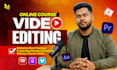 do video editing for online course training video and more