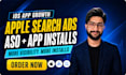 scale ios app installs with apple search ads and app store optimization