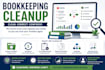 clean up quickbooks and correct bookkeeping errors