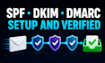 set up dkim spf and dmarc for one email domain