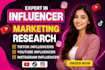 do instagram influencer research and outreach