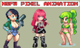 draw nsfw pixel art character sprite sheet animation video game assets minecraft