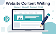 write SEO website content for your home, about, contact