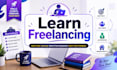 teach you freelancing online earning and analytical skills