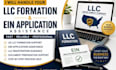 form your USA llc with ein assistance