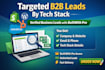 provide targeted leads using builtwith pro technology data