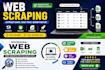 do web scraping, data extraction and email lead generation