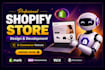 design a 3d shopify store or ecommerce website