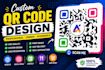 create a custom qr code design with your logo