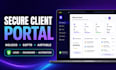 build a secure client portal with noloco softr and airtable
