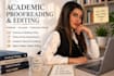 professionally edit and proofread your academic paper