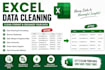 merge, consolidate, combine and clean data in excel or CSV