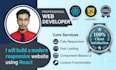 build a modern responsive website using react