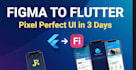 convert figma design to flutter UI in 3 days with clean code