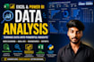 do data analysis using excel and power bi
