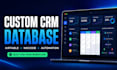 build airtable nocodb CRM databases and automate business