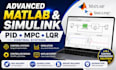 implement pid, mpc, lqr control systems in matlab simulink