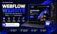 design and develop a responsive webflow website with cms