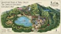 create custom hiking trail map, park map, adventure map and tourist map