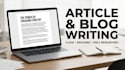 write engaging articles and blog posts