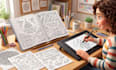 create custom coloring book pages and illustrations for kids and KDP