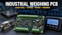 develop digital weighing system din rail adc pcb load cell industrial automation
