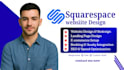 create stunning squarespace website design redsign update a responsive website