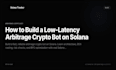 build dex arbitrage bot, triangular arbitrage bot, pancakeswap bot, uniswap bot