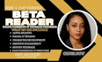 beta read romance beta reader fantasy ya novel beta reader thriller beta reader