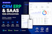 build a custom CRM erp and saas web application using backend and frontend
