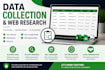 do data entry and web research accurately