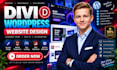 build divi wordpress website, divi landing page, divi with divi5 or elementor