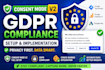 setup google consent mode v2, cookie banner and gdpr compliance