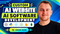 build ai websites, ai software, ai web applications, saas and custom ai products