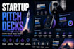 design a professional startup pitch deck