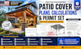 provide engineered patio cover plans, calculations and permit set