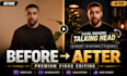 edit high retention talking head videos