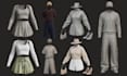 do custom second life 3d clothing mesh with textures rigging marvelous designer